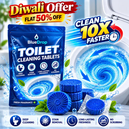 BlueDrop Toilet Cleaning Tablets - 50% OFF🔥
