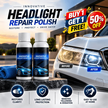 Innovative Headlights Repair Polish - Buy 1 Get 1 Free 🔥
