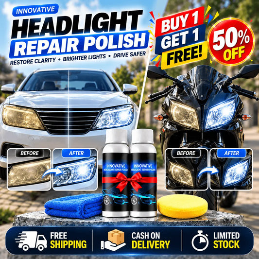 Innovative Headlights Repair Polish - Buy 1 Get 1 Free 🔥