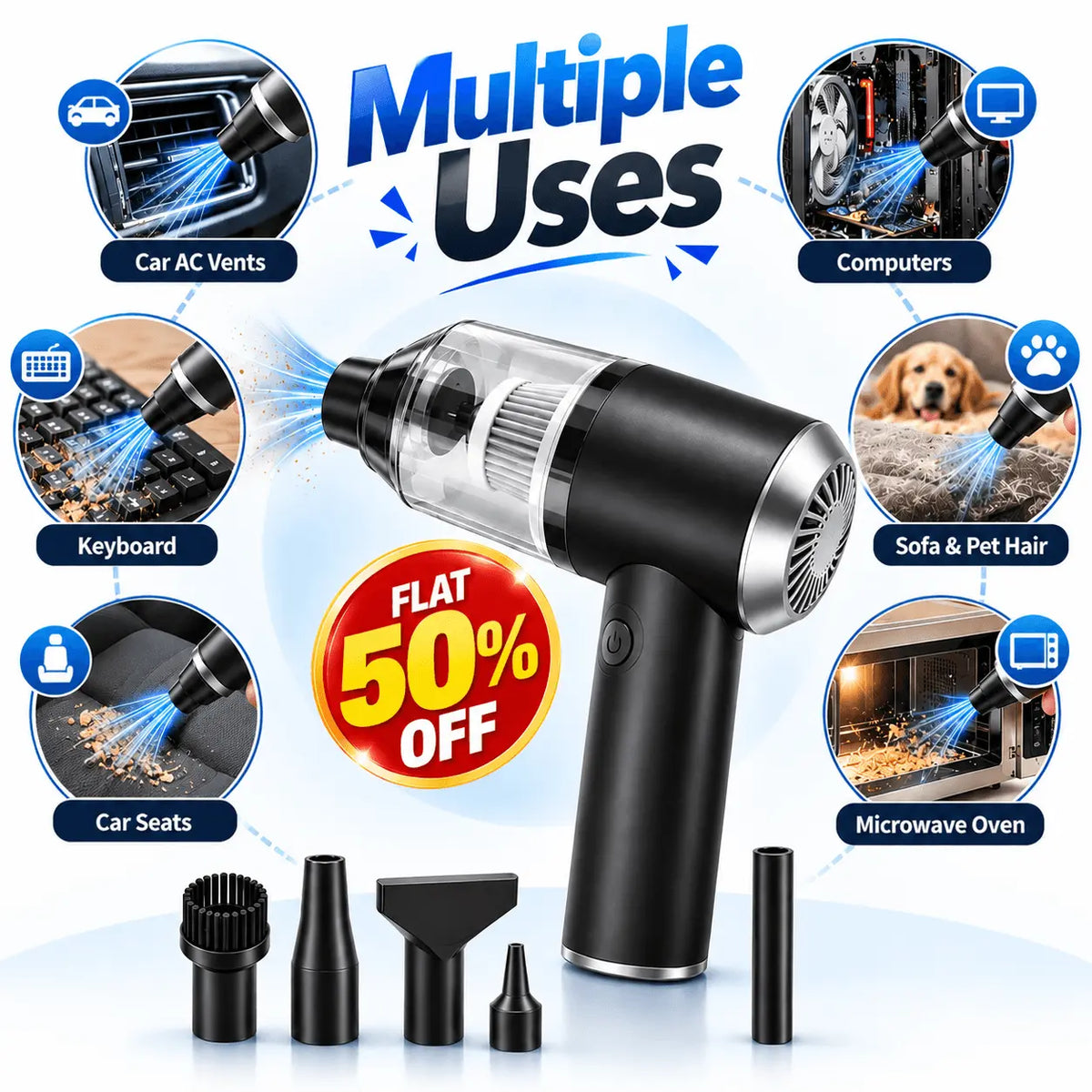 Powerful Vacuum Cleaner – (50% OFF Today)