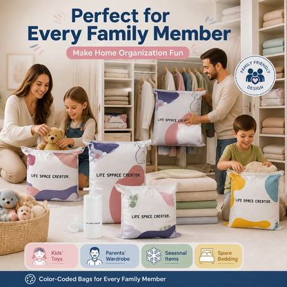 🧳Vacuum Storage Bags – Press & Seal (PACK OF 5)
